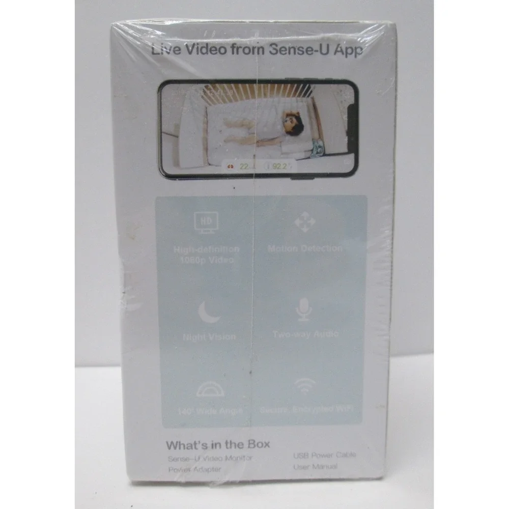 NEW Sense-U Video HD Baby Montior Camera audio night vision talk motion detect